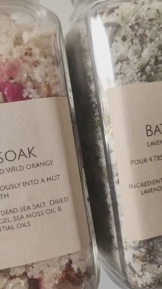 Bath Soak - Seamoss, Rose & Wild orange